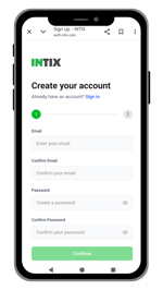 Sign Up: Create an account and buy a ticket