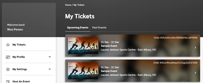 My Tickets