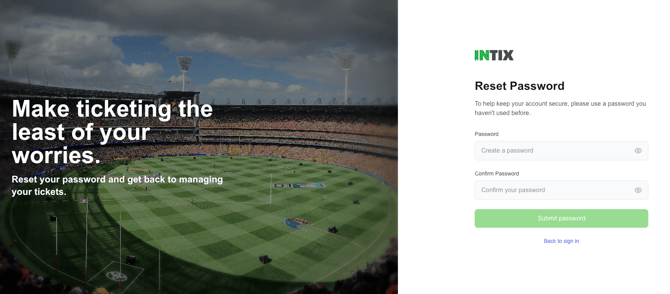 Password reset_create new password