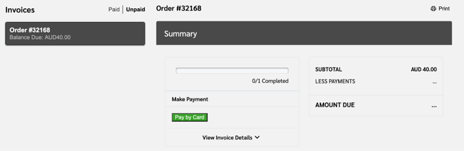 Tax invoice membership