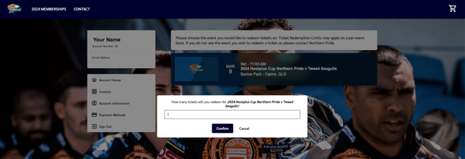 Ticket Package redeem3